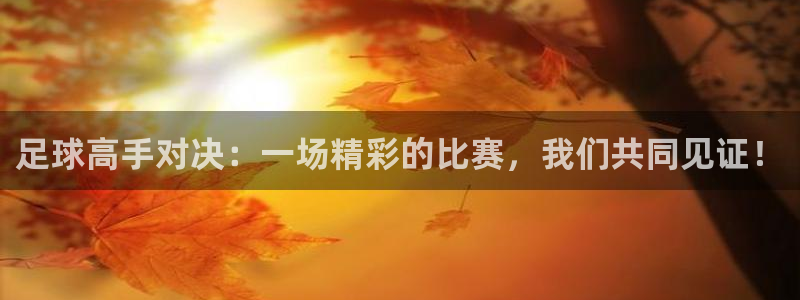 火凤直播体育：足球高手对决：一场精彩的比赛，我们共同见证！